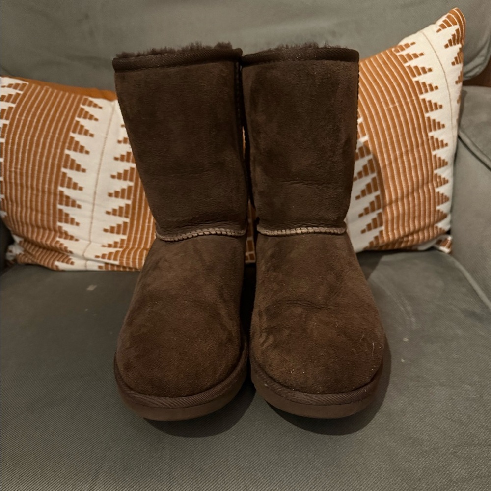 UGG Chocolate Suede Boots